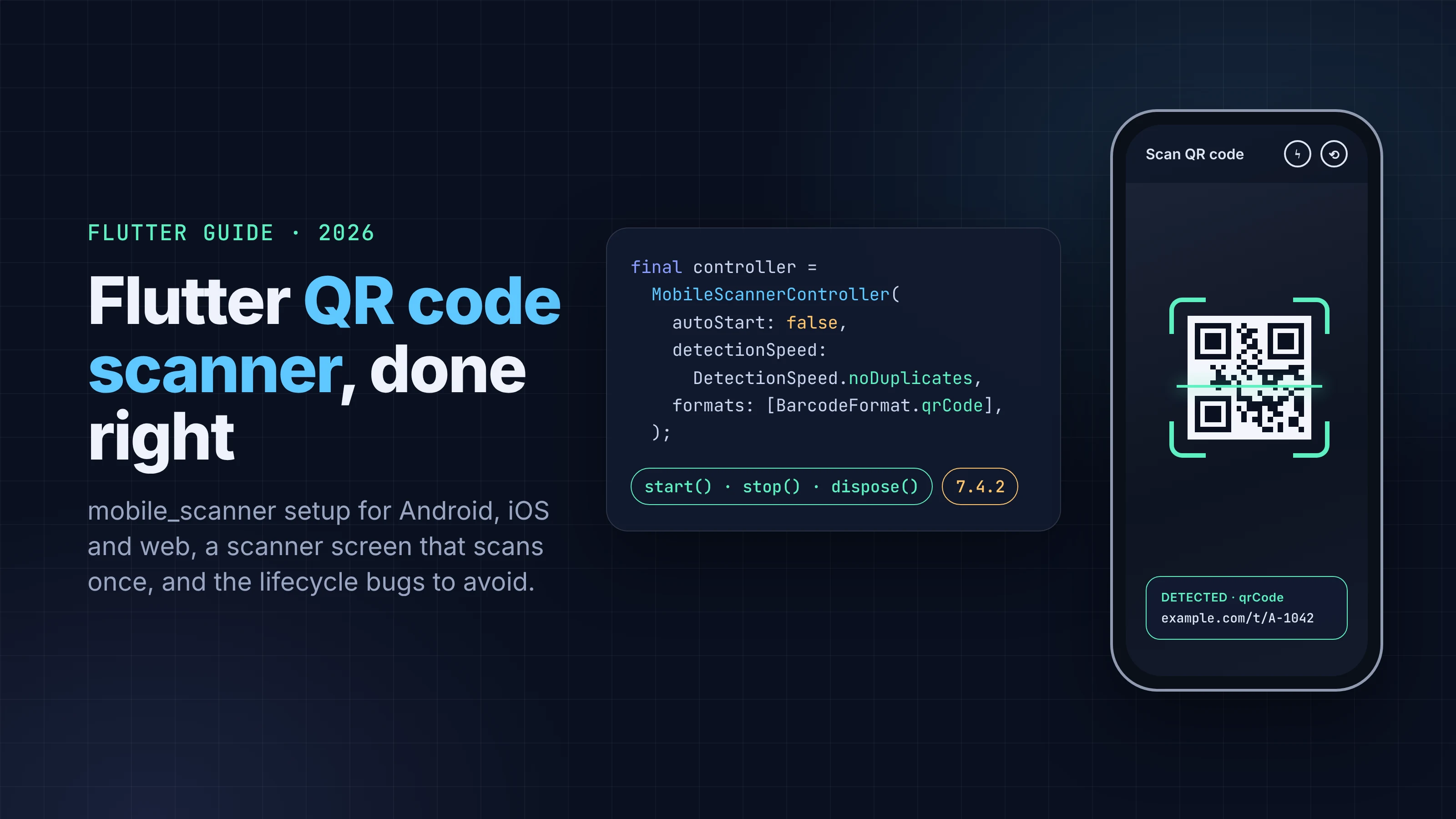 Flutter QR Code Scanner in 2026: mobile_scanner Setup, Lifecycle and Fixes